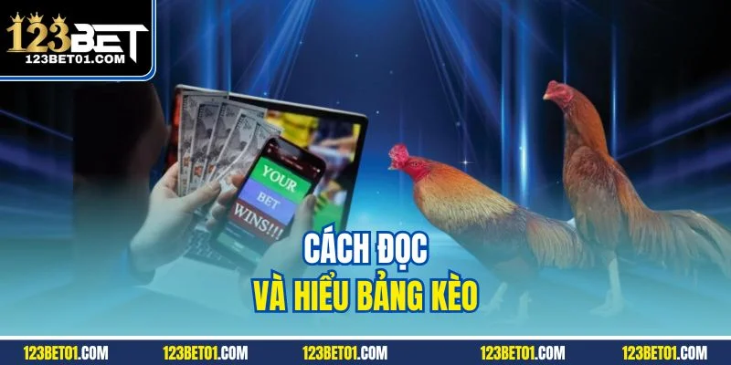 Cách Chơi Đá Gà 123BET Chuẩn Từng Bước, Thắng Lớn Dễ Cách đọc và hiểu bảng kèo
