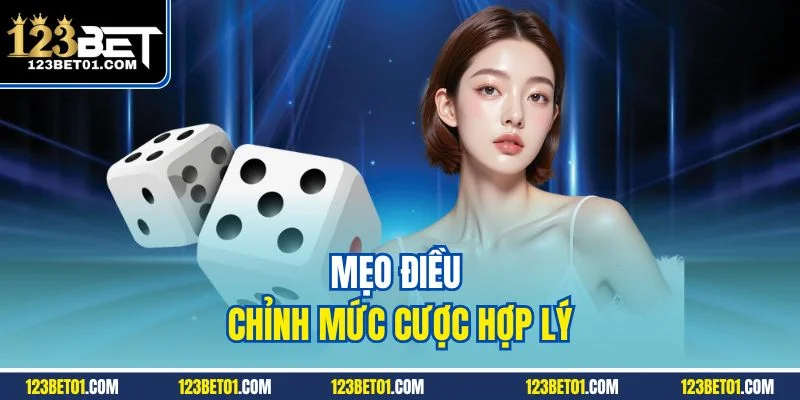Mẹo Chơi Tài Xỉu Online 123BET Dễ Ăn Tiền, Cao Thủ Cũng Dùng Mẹo điều chỉnh mức cược hợp lý